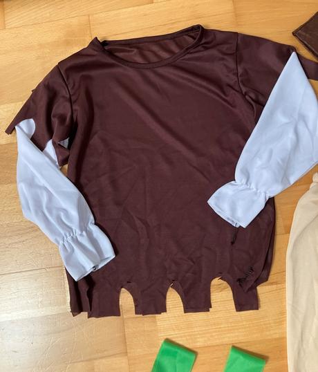 Kostým lesný škriatok/ robin hood, v 98/104, 