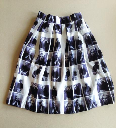 Graffiti midi sukna chicing marilyn monroe s/m/l, l / m / s