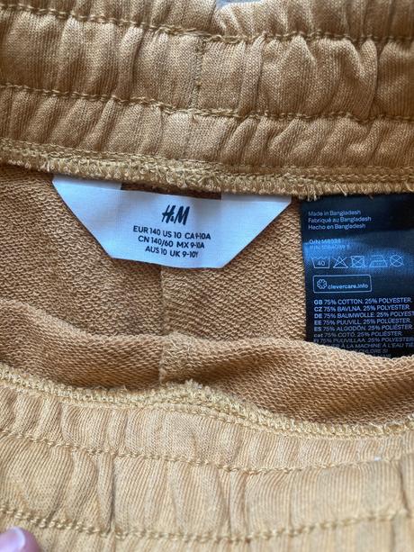 Iba oprané šortky, h&m,140