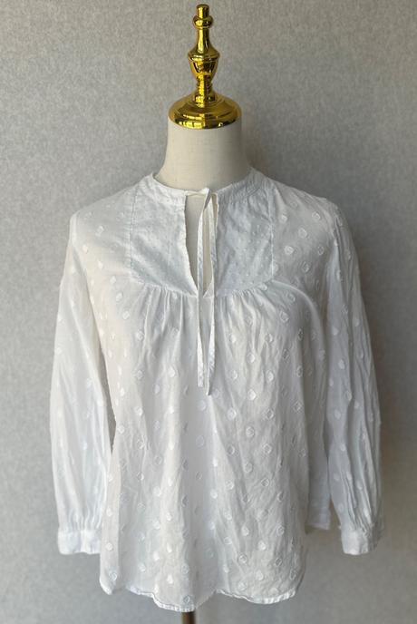 J. crew snehobiela blúzka, xs