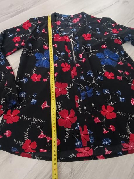 Krásna kvietkovaná blúzka, amisu,m