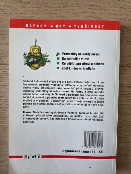Kniha hana doležalová - nápady pro maminky..., 