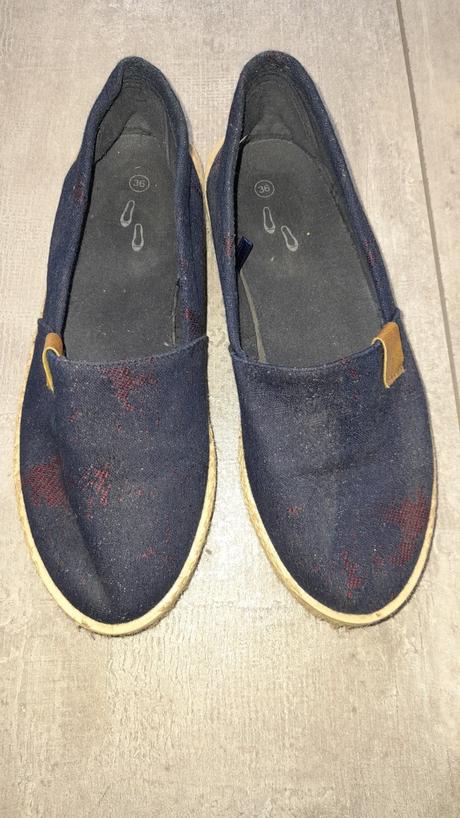 Espadrilky jeans, 37