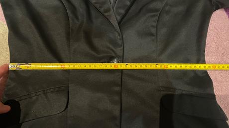 Cierne satenove sako 38, 38