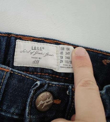 Trojštvrťové rifle, h&m,104