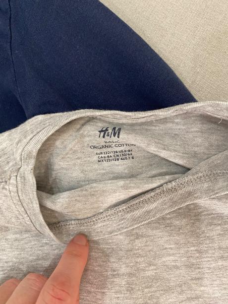 H&m súprava 2ks nátelníky, h&m,122