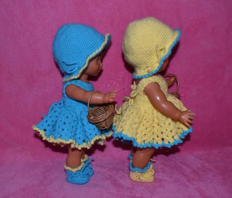 Súpravy pre gumotex retro bábiky, 