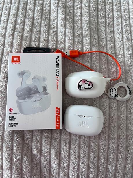 Jbl wave beam white slúchadlá, 