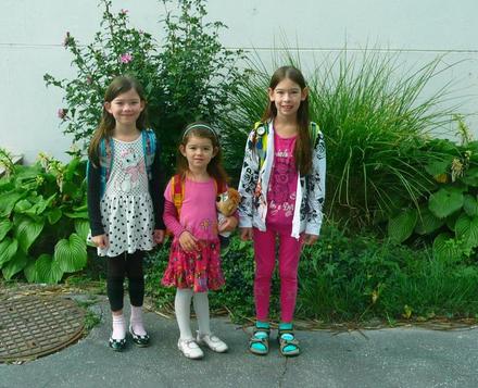 Ružové kvietkované šatočky, 110