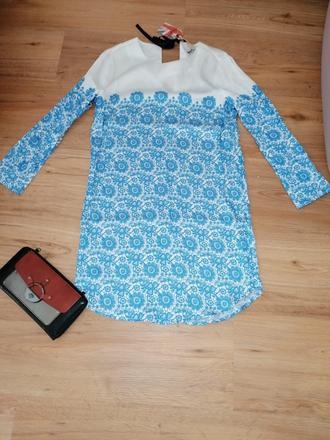 Pepe jeans šaty s krásnou potlačou, pepe jeans,s