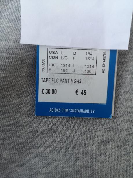 Adidas originals tepláky veľkosť 13-14 rokov, adidas,158 / 164 / 170