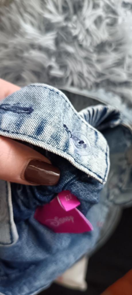 Riflová sukňa na traky minnie, disney,128