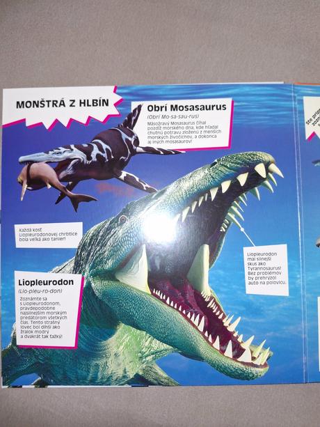 Úžasné dinosaury- kniha, 