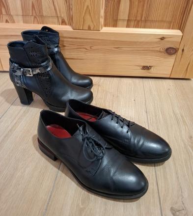 Dámske jarné topánky vel. 38 - 2 páry, 38