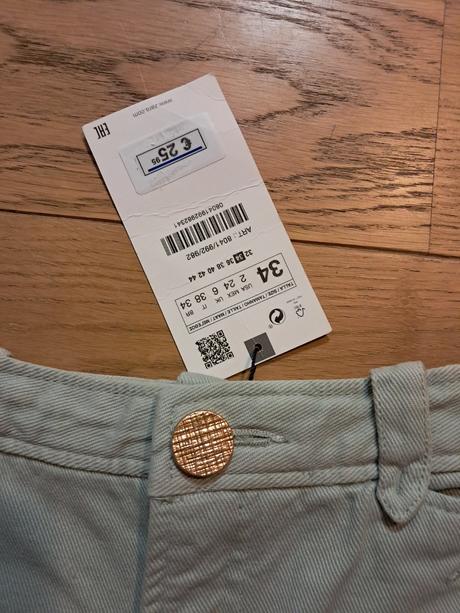 Vysoký pás šortky zara veľkosť xs, zara,xs