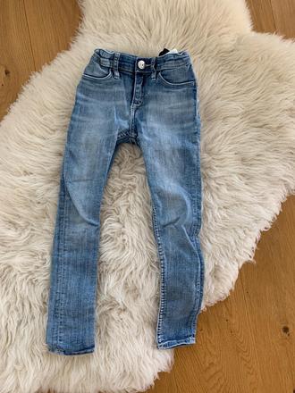 Skinny slim rifle pre chudunke dievcatk, h&m,110