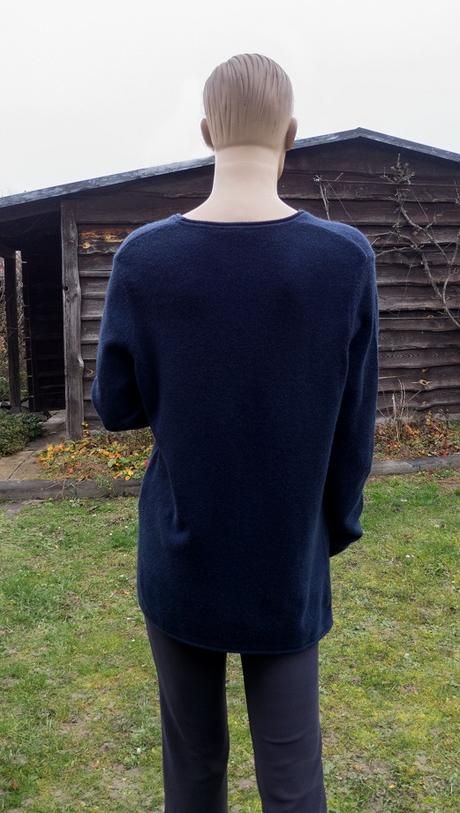 Olsen tmavomodrý teplý a mäkký pulóver, l