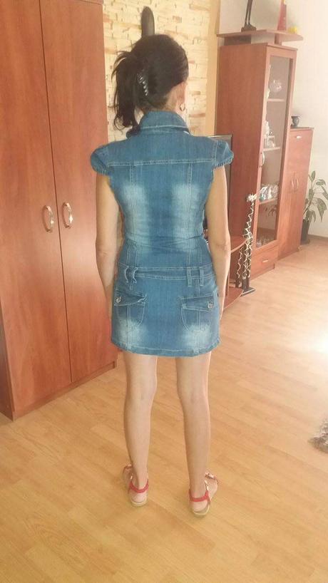 Predám rifľové šaty, s