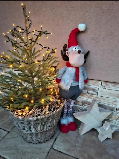 Krásny veľký stojací sob až 80 cm top stav,