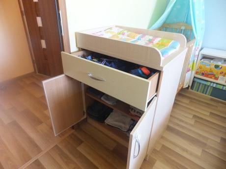 Prebaľovacia komoda, pult, 
