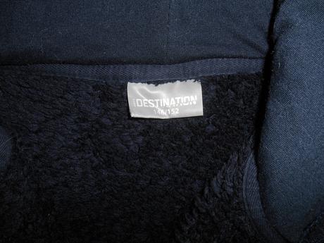 Huňatá mikina destination veľ.146/152, 146