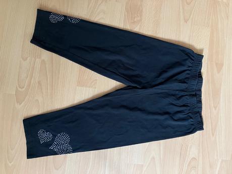 Legíny so srdiečkami, 3/4-ťové, kik,146