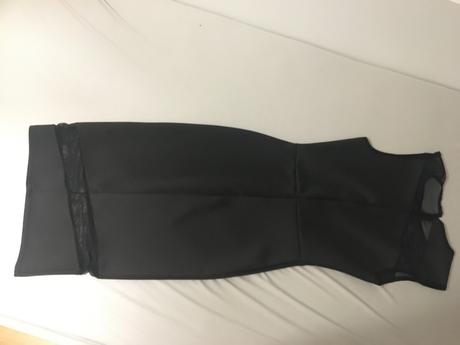 Čierne bandažové šaty, xs