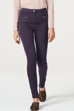 Fialové elastické nohavice, next,40 / l