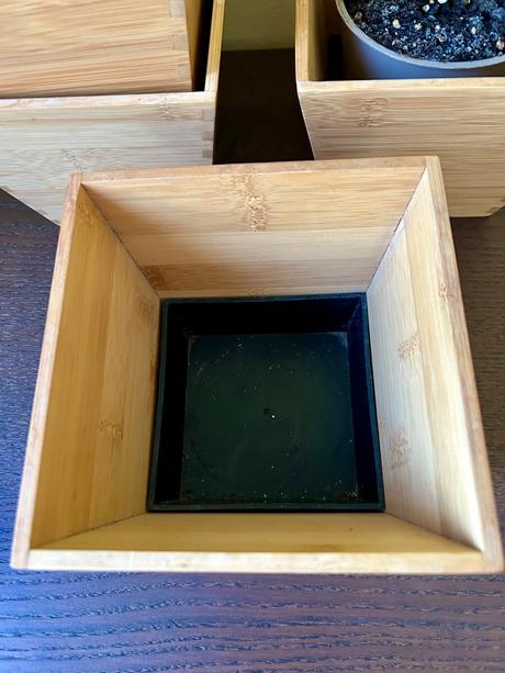 Bambusové kvetináče zn.vildapel z ikea 6 ks, 