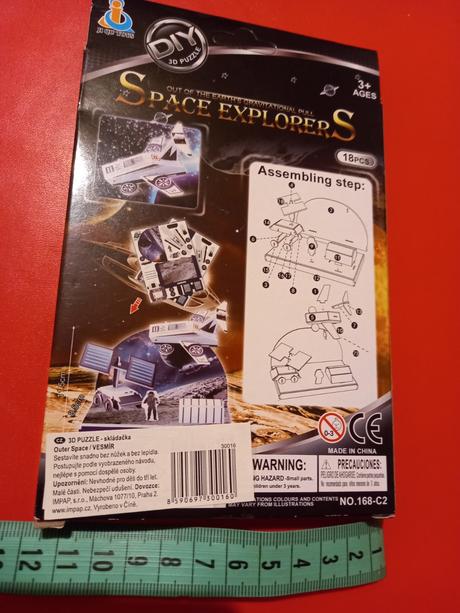 3d puzzle vesmír, 