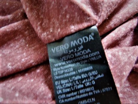 Tenké triko over size, vero moda,xl