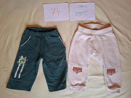 Tepláky na donosenie, 74