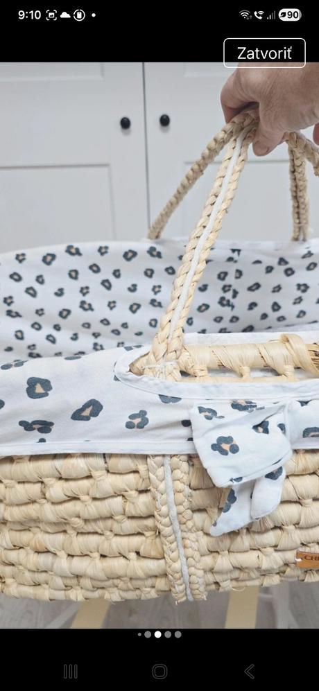 Mojžišov kôš pre novorodenca, šírka (cm): 45,dĺžka (cm): 90