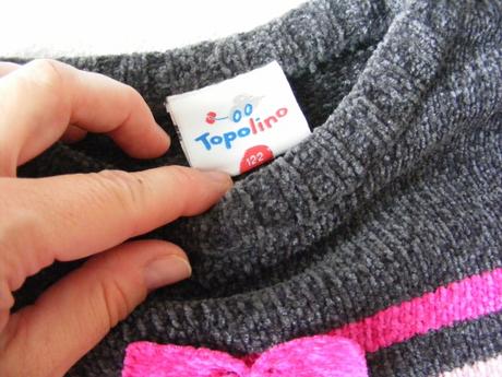 Málo nosený pulóver, topolino,122