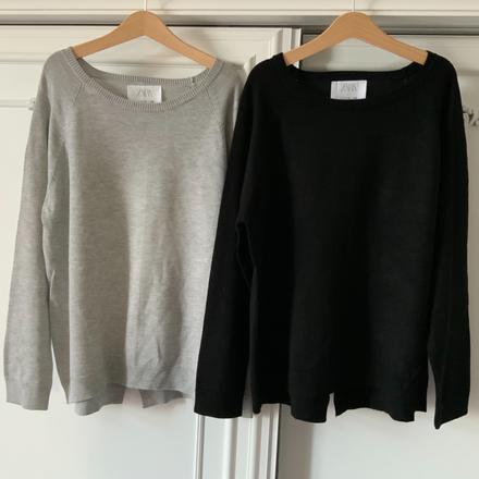 2ks tenký pulóver zara č. 146/152, 11-12 rokov, zara,152