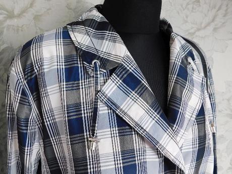 Damsky kvalitny karo blejzer/sako, 48