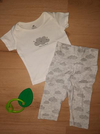 Letná súpravička obláčik, h&m,62