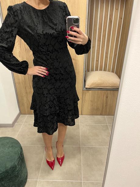 Šaty orsay čierne, orsay,38