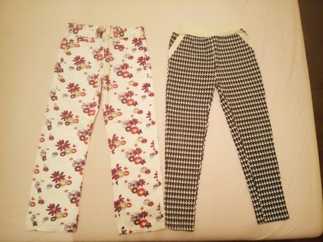 2 ks - jeginsy a elasticke rifle s kvietkami, lupilu,122