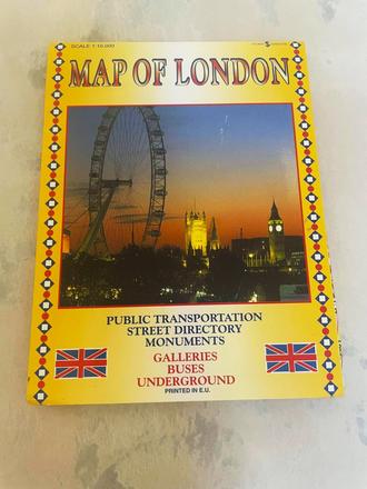 Londýn - mapa,