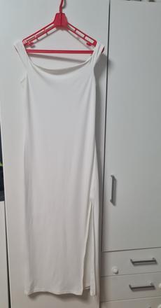 Letné šaty s rozparkom, pull&bear,s