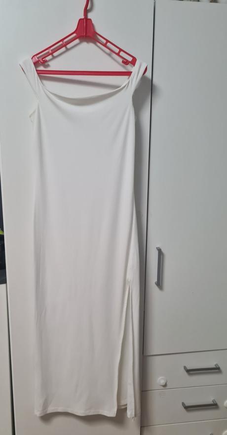 Letné šaty s rozparkom, pull&bear,s