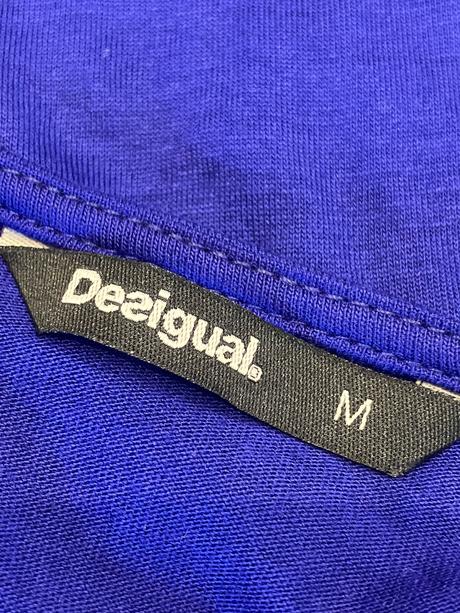 Dámske kvetované tričko s volánom desigual (m), desigual,m