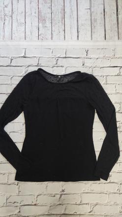 Tričko s priehľadnými rukávmi, h&m,s