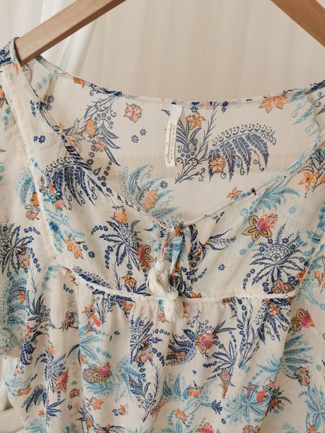 Lahucky boho top / bluzka, stradivarius,m