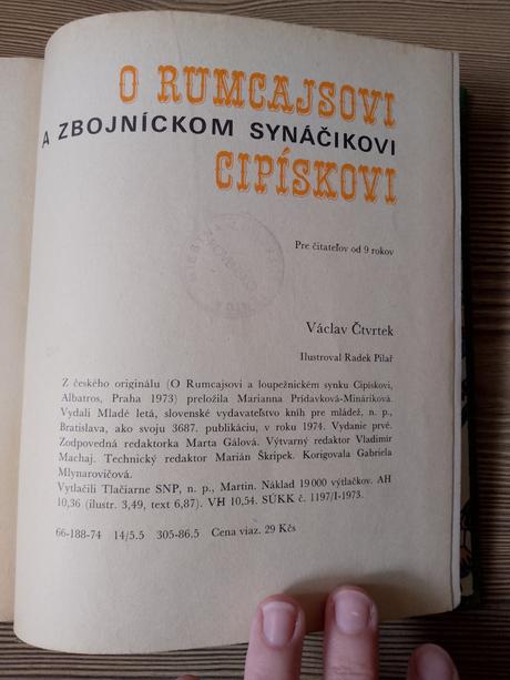 Václav čtvrtek - o rumcajsovi a zbojníckom synáčik, 