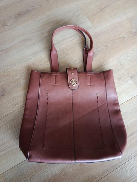 Kabelka medicine, hnedá shopper, medicine