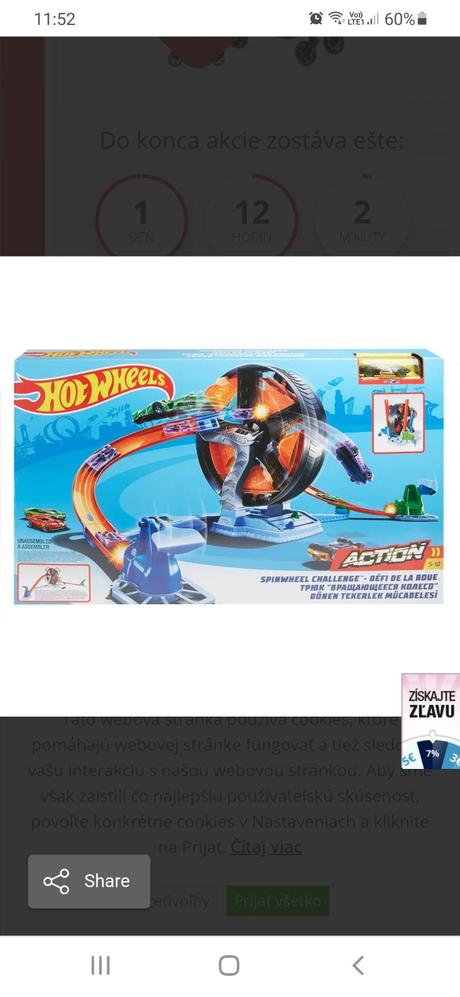 Dráha hot wheals kto z koho, 