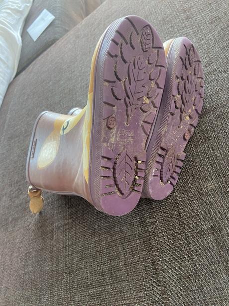 Zateplené barefoot gumáky, aigle,27