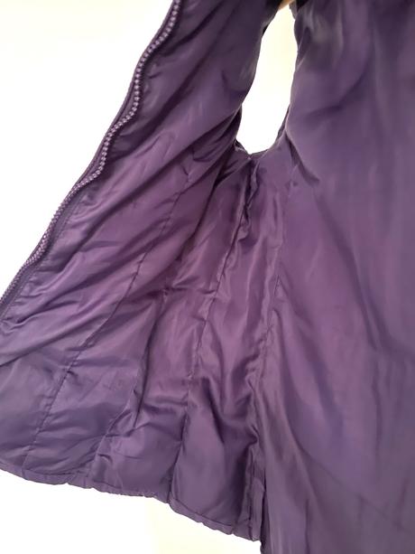 Volcano fialová vatovaná vesta veľkosti xs, xs